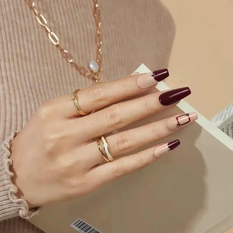 Modelones Tell Me nagellacksset röd 6 färger