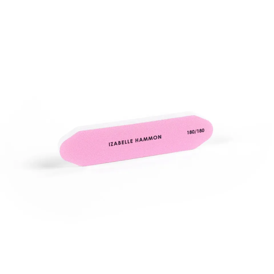 Iz Beauty Pink Sponge File nagelfil 180 grit singel