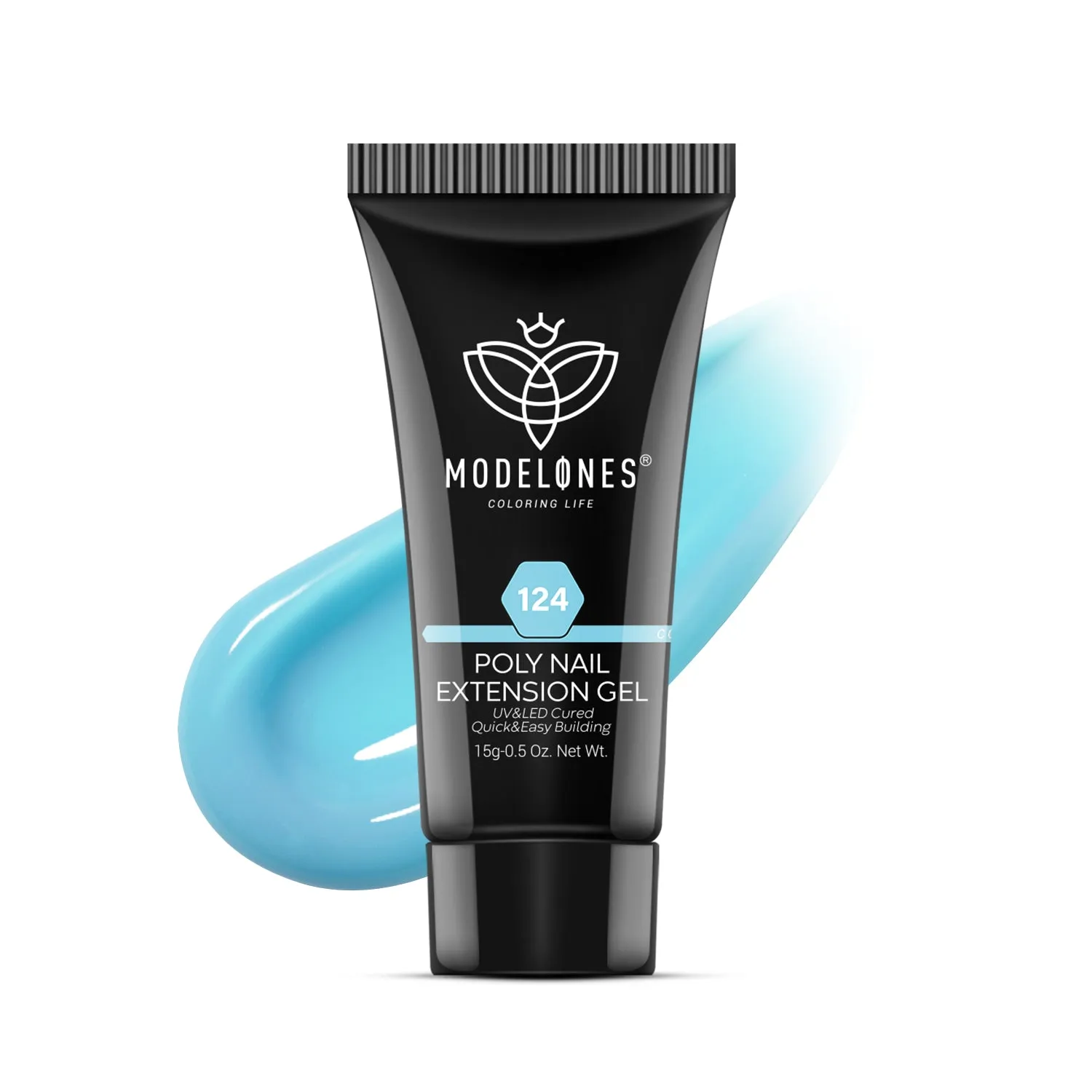 Modelones Poly Gel polygel baby blue 15 g ljusblå