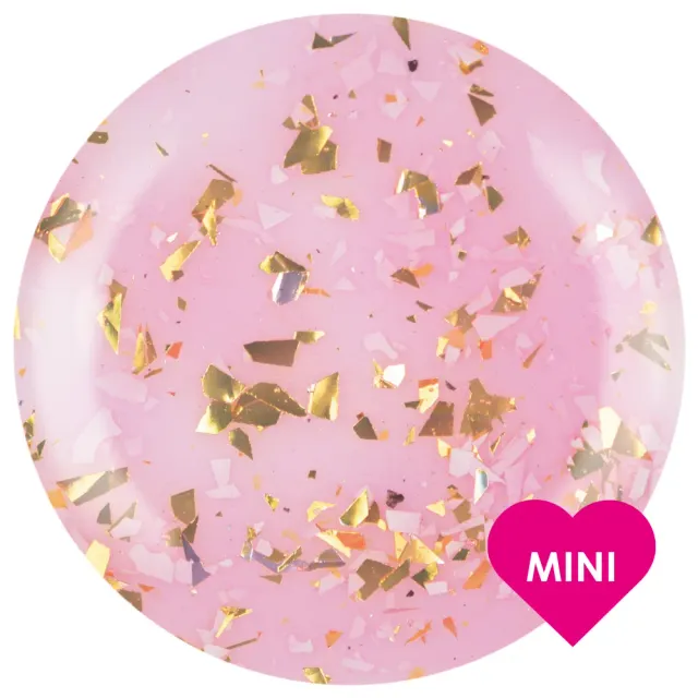 Iz Beauty GEL&GO Pink Topaz Terrazzo gellack 8 ml glitter