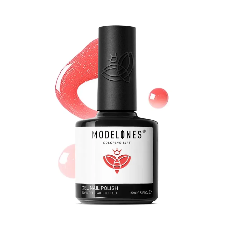 Modelones Inspire Gel Orange Crush Blush gellack 15ml termisk