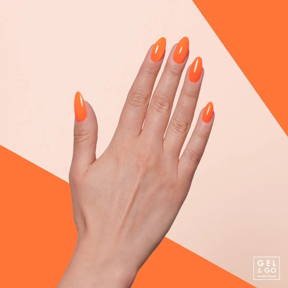 GEL&GO Amber GG1023 gelélack 12ml neonorange