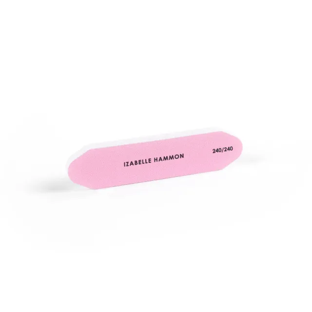 Iz Beauty Pink Sponge File nagelfil 240 grit singel