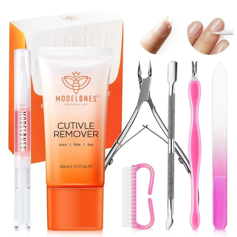 Modelones All-in-one Cuticle Remover nagelvårdskit 6-delar