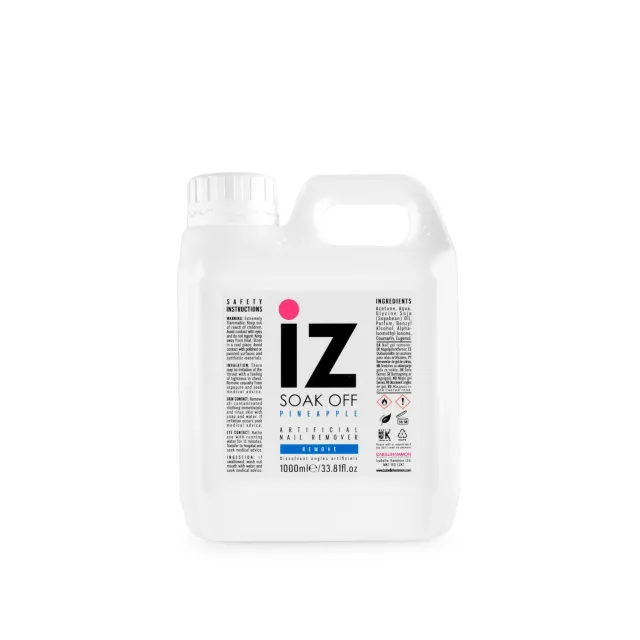Iz Beauty Soak Off Solution refill 1 liter aceton remover