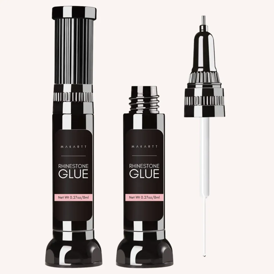 Makartt Rhinestone Glue nagellim för små stenar 2x8ml