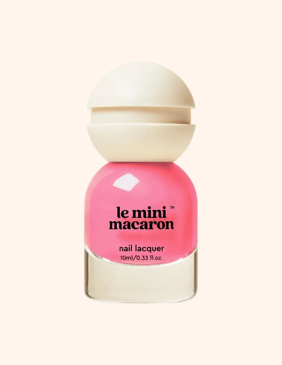 Le Mini Macaron Cherry Lemonade nagellack korallrosa