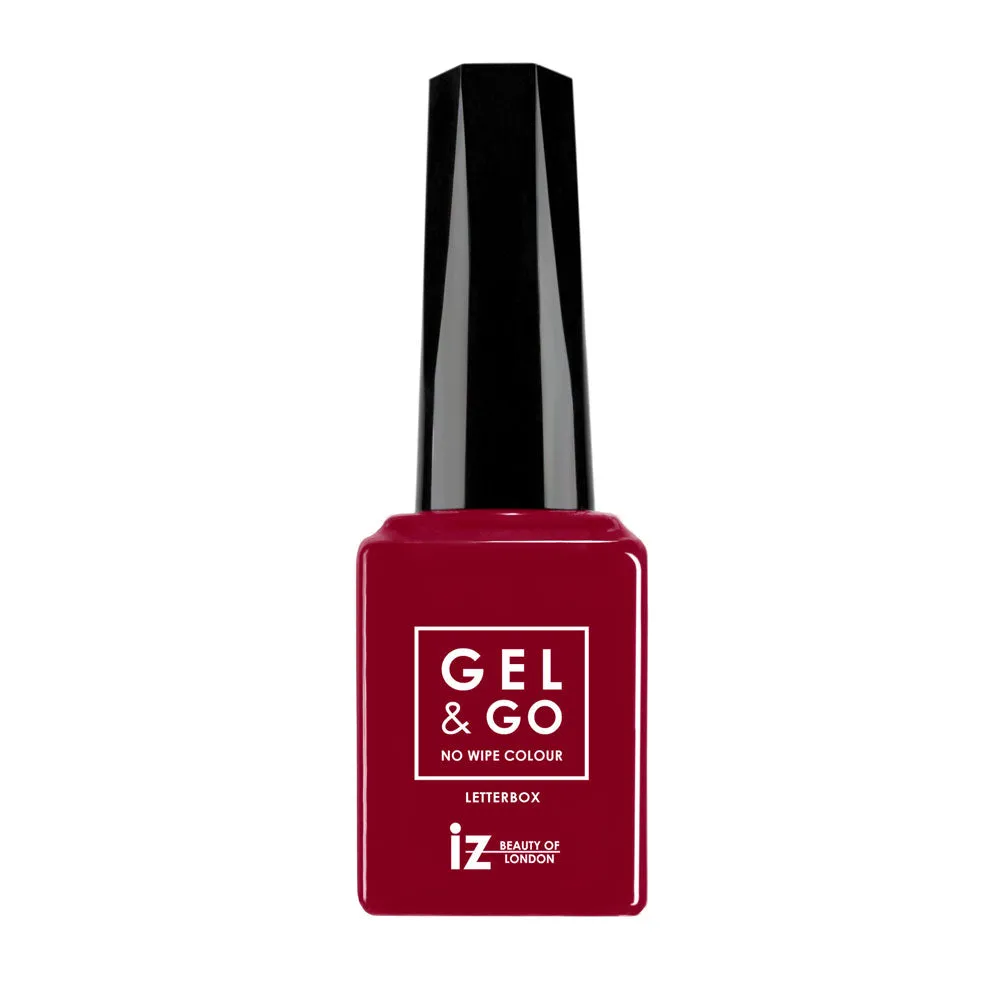 Iz Beauty GEL&GO Letterbox GG1004 gellack 12 ml röd
