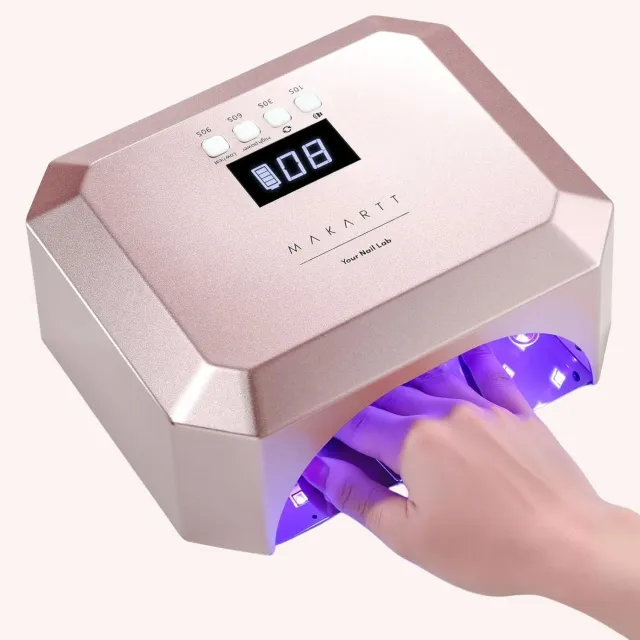 Makartt Rose Pink UV LED nagellampa 30 W rosa