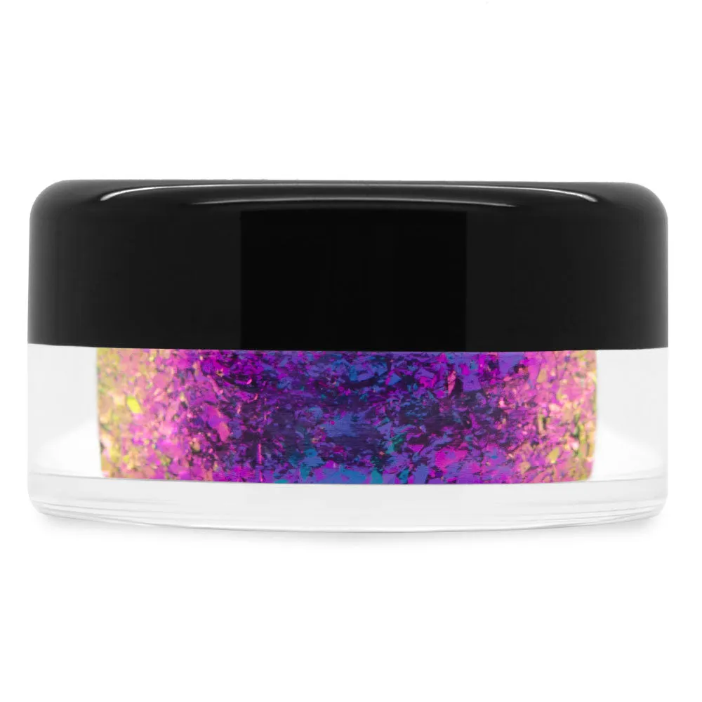 Iz Beauty Purple Pink kromflingor nagelkonst flakes