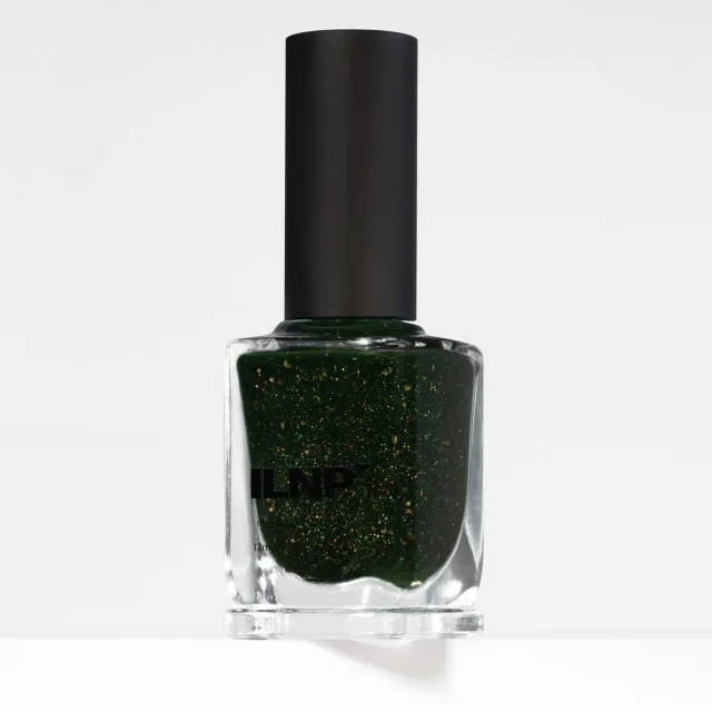 ILNP Overgrown nagellack mörkgrön crelly koppar