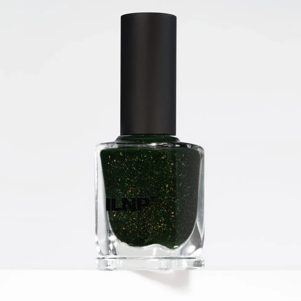 ILNP Overgrown nagellack mörkgrön crelly koppar