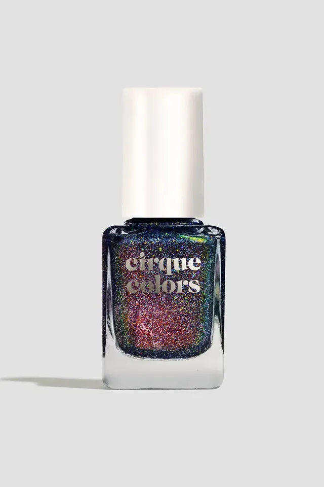 Cirque Colors Good Fortune nagellack blå holografisk skimmer