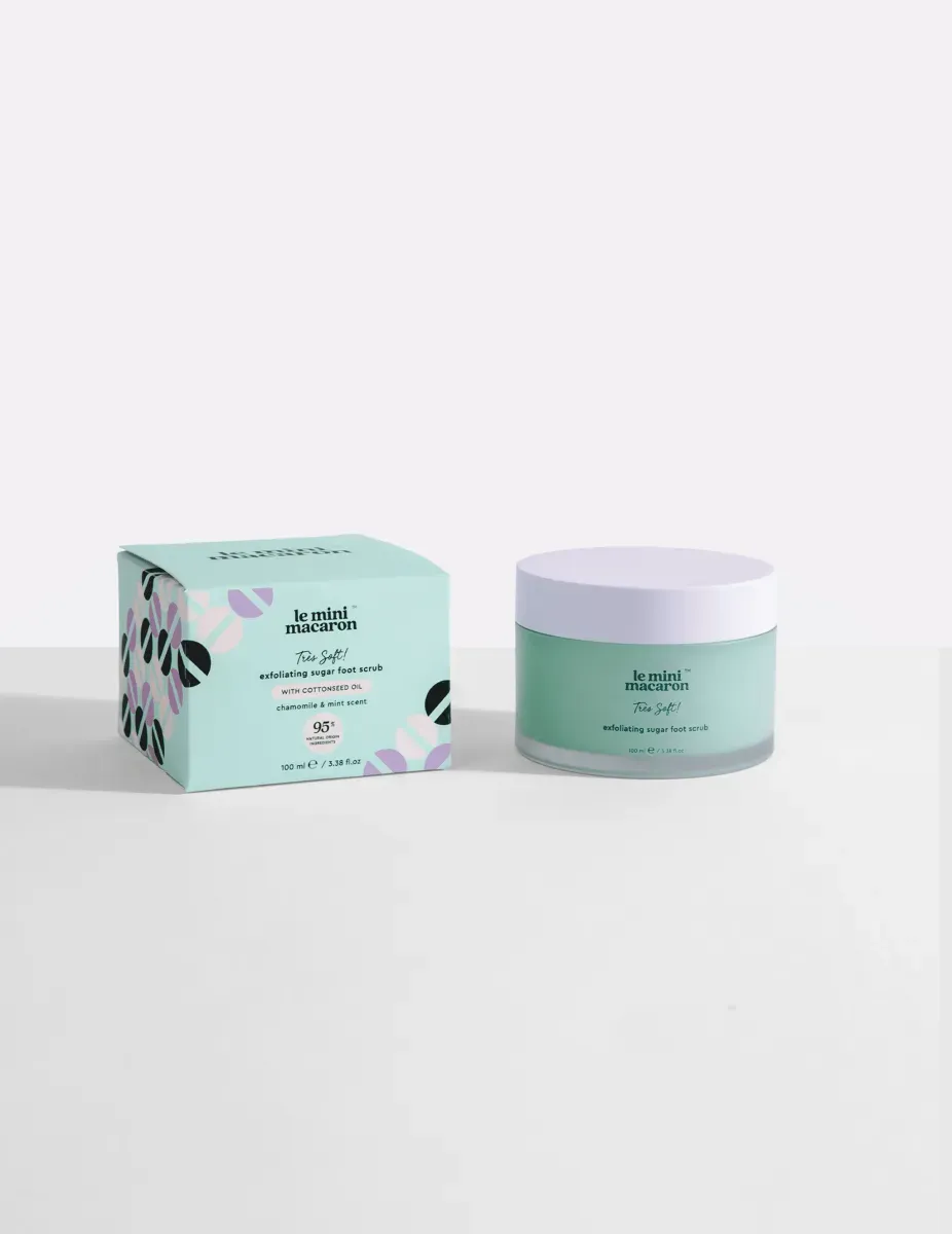 Le Mini Macaron Très Soft fotskrubb socker 100 ml