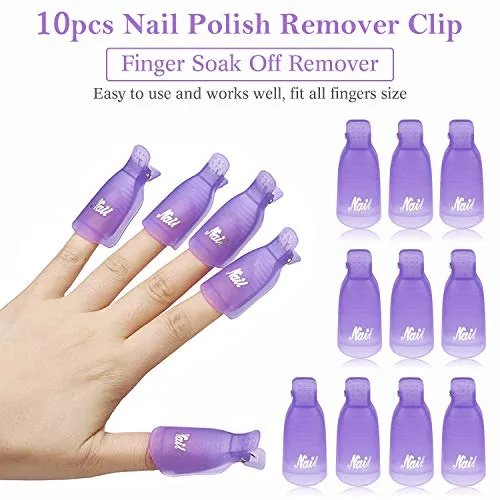 Makartt Remover Clips Kit nagelclips lila 20-pack
