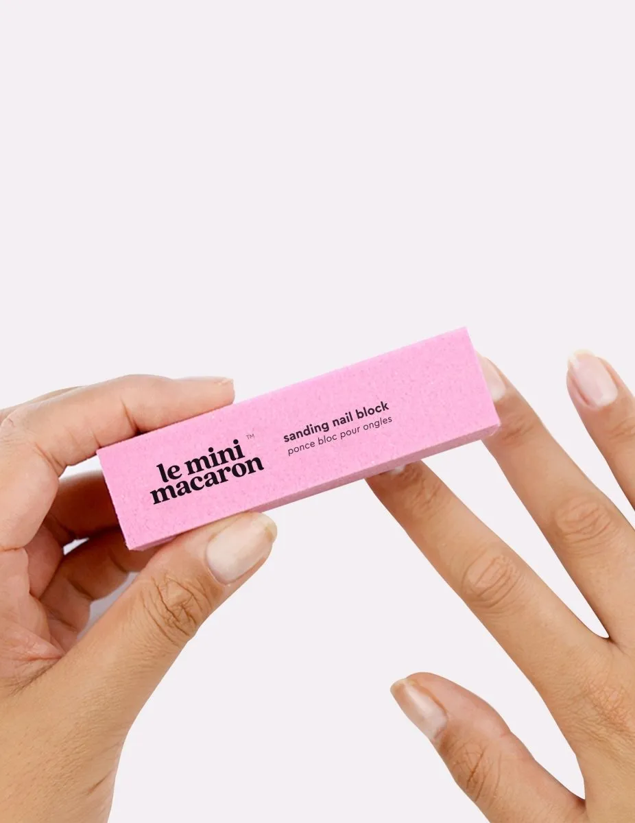 Le Mini Macaron Sanding Block nagelfil 4-sidig