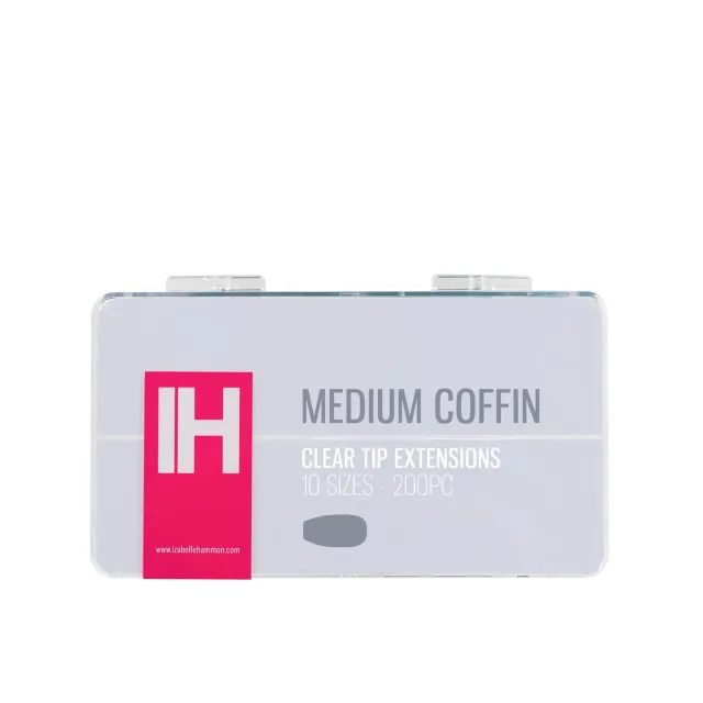 Iz Beauty Medium Coffin full cover tips 200-pack klara