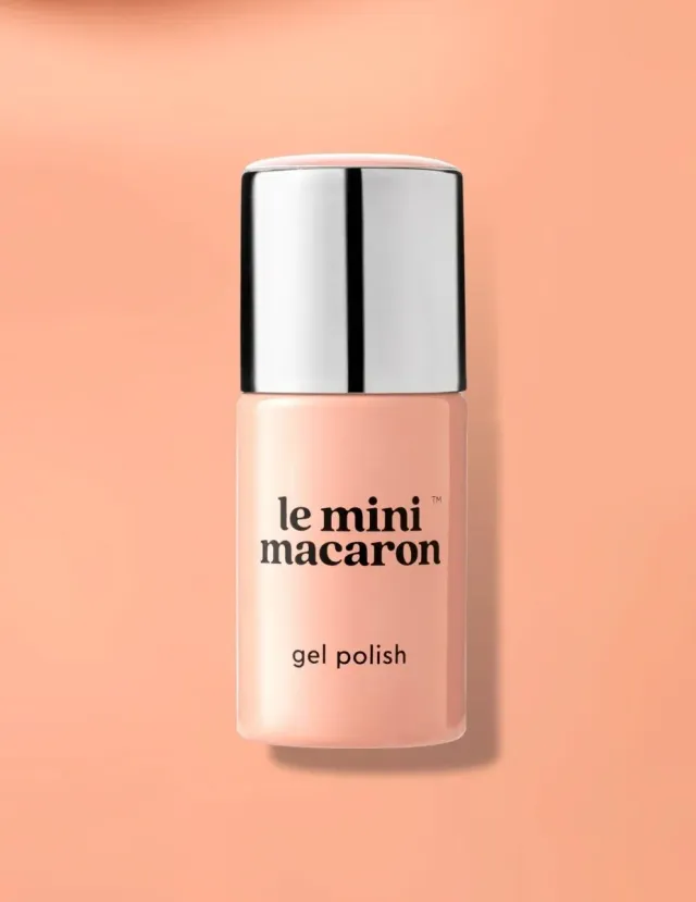 Le Mini Macaron Crème D'Abricot gellack korall