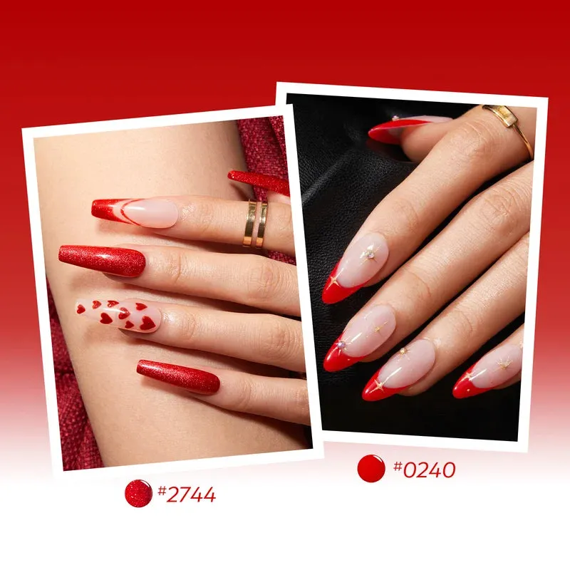 Modelones Only Love gellack 6-pack röd Hema-free