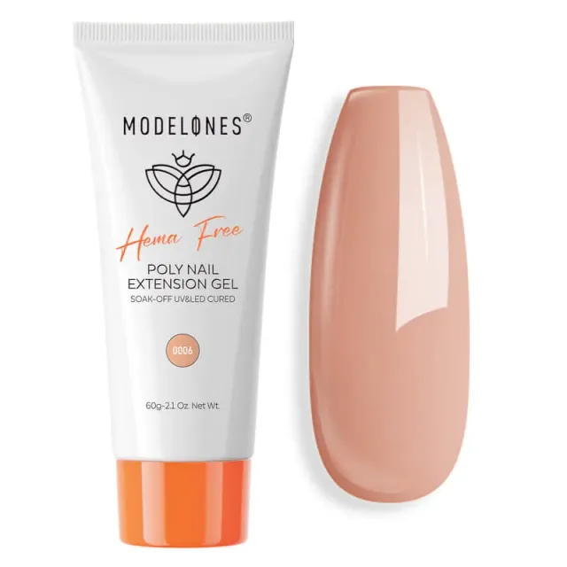 Modelones Nude Beige polygel 60g hemafri nudebeige
