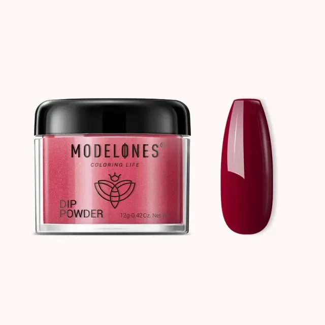 Modelones Too Late doppulver röd kräm 12 g