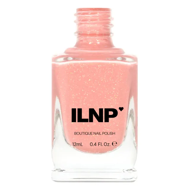 ILNP Golden Hour Whisper nagellack rosa iriserande jelly