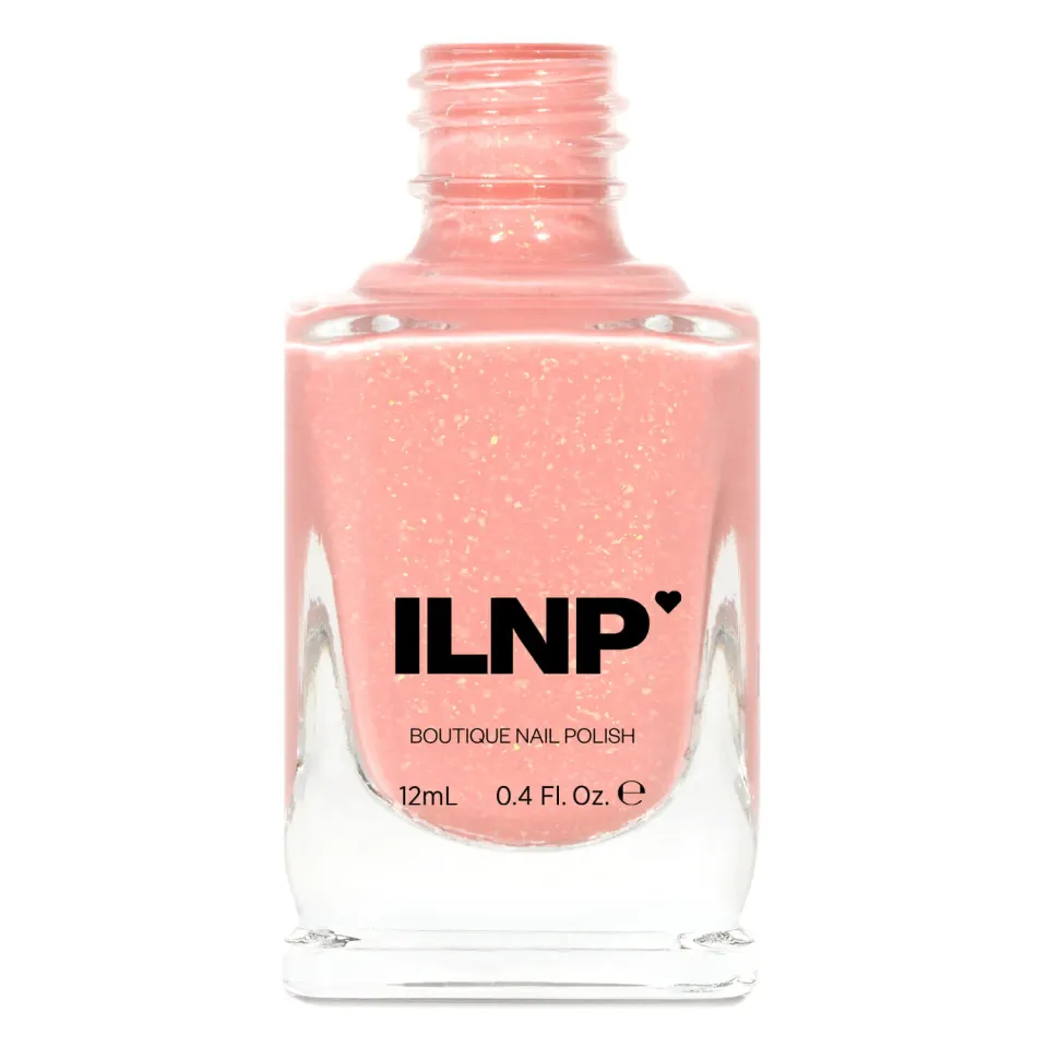 ILNP Golden Hour Whisper nagellack rosa iriserande jelly