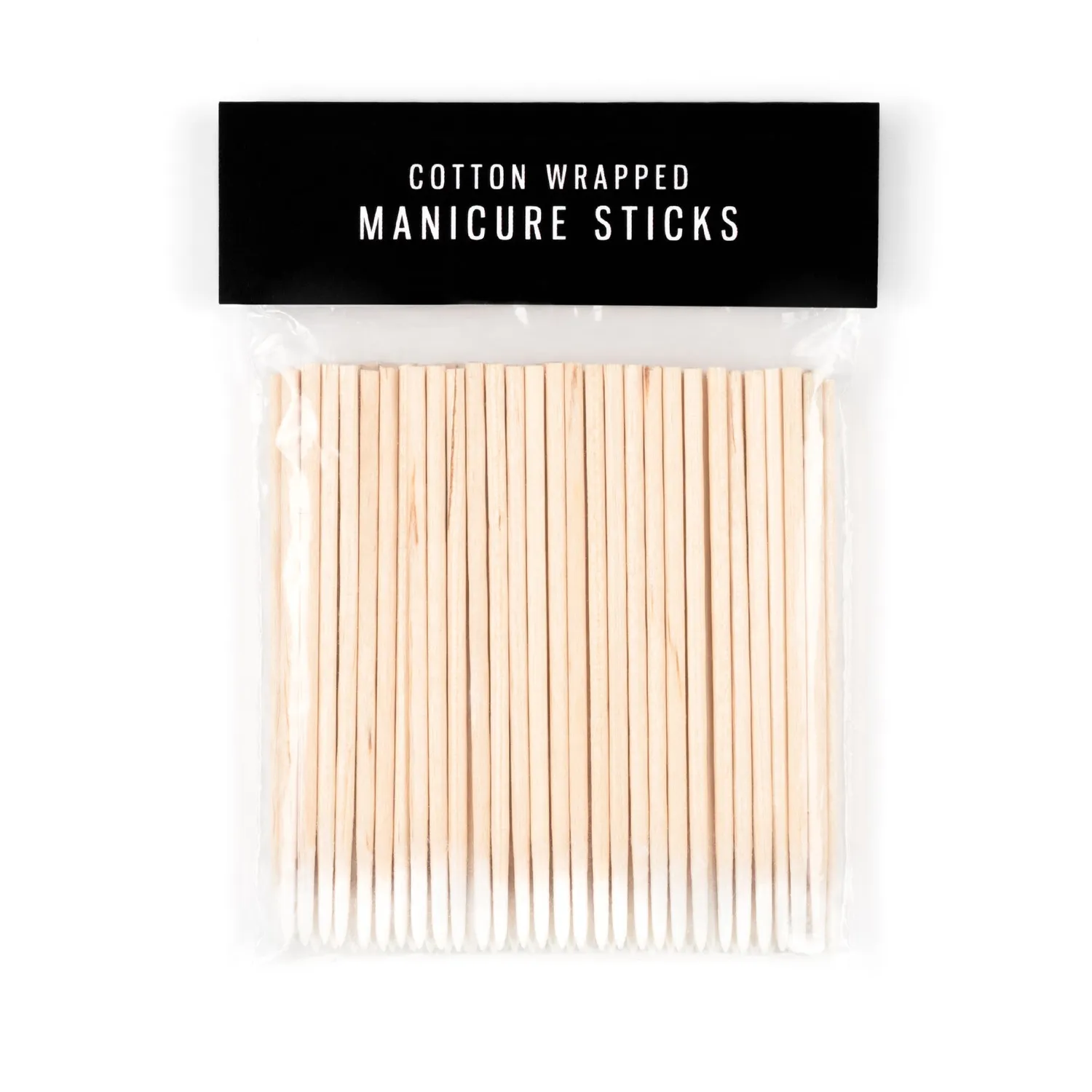 Iz Beauty Cotton Wrapped manikyrstickor 100-pack bomull