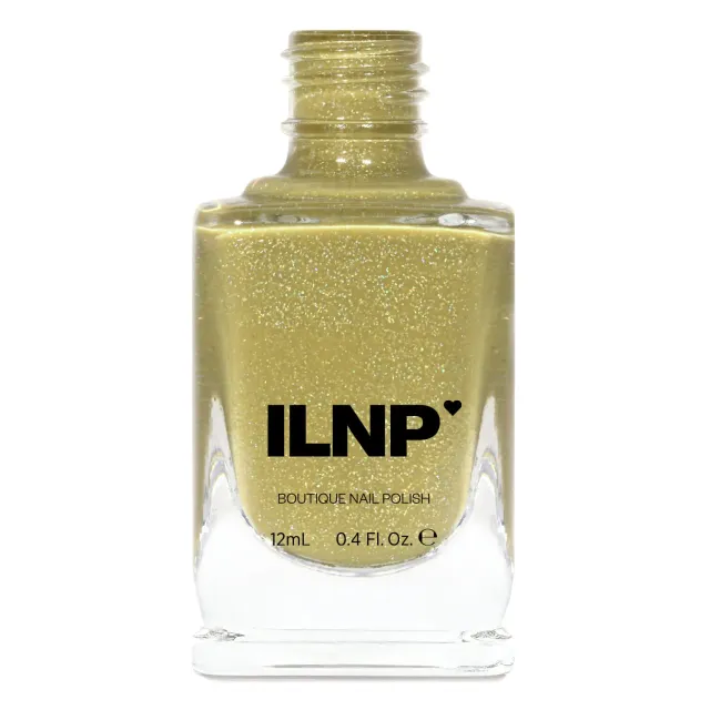 ILNP Courtyard Morning Dew nagellack khaki holographic