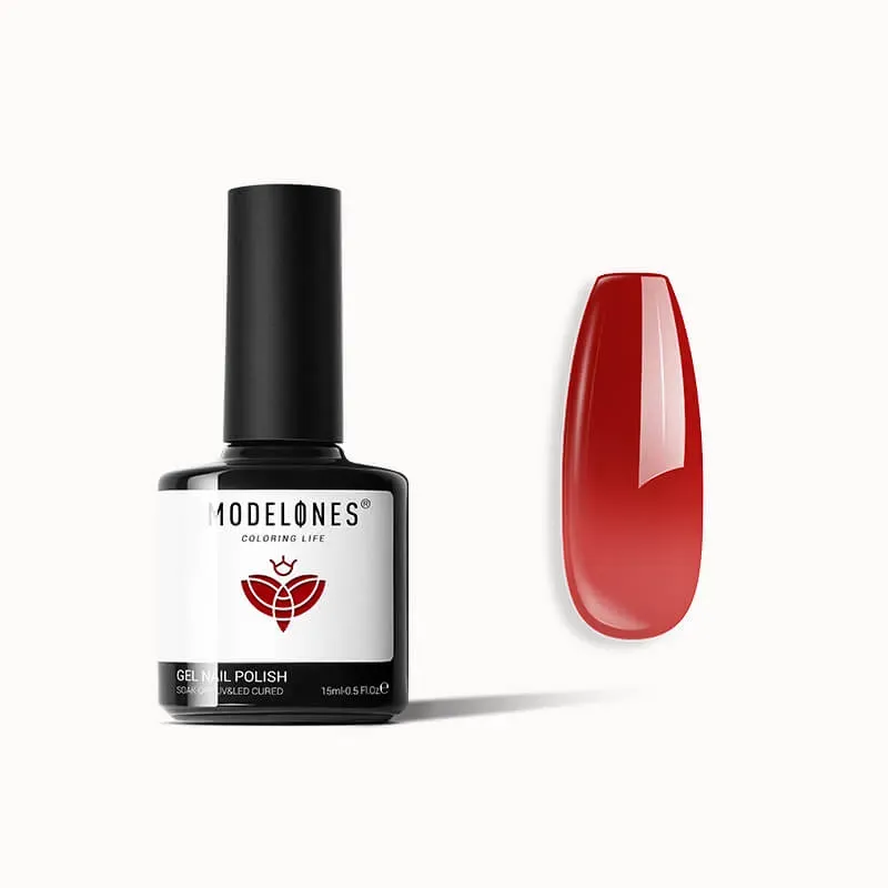 Modelones Inspire Gel Juicy Berry gellack 15 ml jellyröd