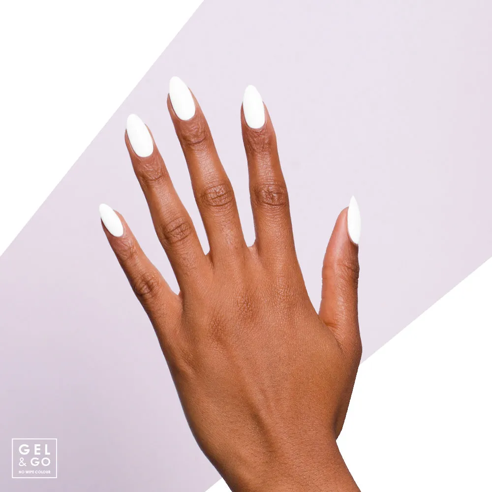 Iz Beauty Gel&Go Snow GG1001 gellack vit 12ml