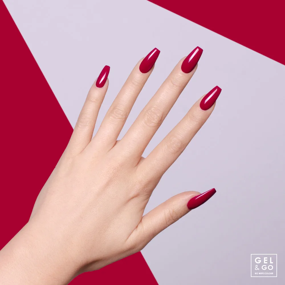 Iz Beauty Gel&Go Candy Apple GG1053 gellack 12 ml röd