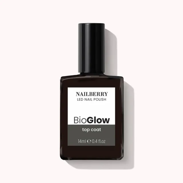 Nailberry BioGlow Top Coat överlack 14ml glansig