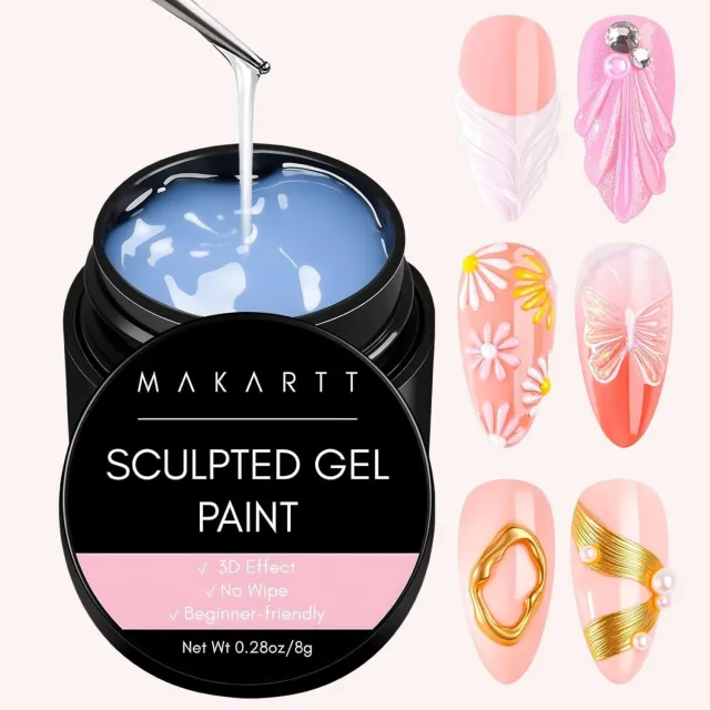 Makartt Clear Painting Gel nagelgel 8 g transparent