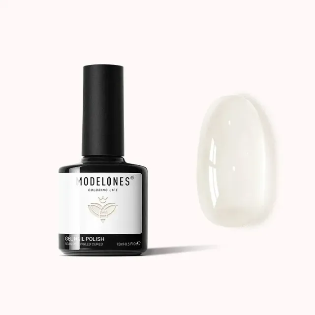 Modelones Ivory Tower gel​lack vit jelly Inspire 15 ml