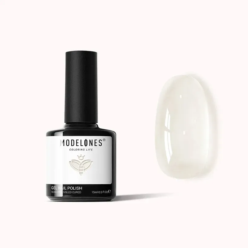 Modelones Ivory Tower gel​lack vit jelly Inspire 15 ml