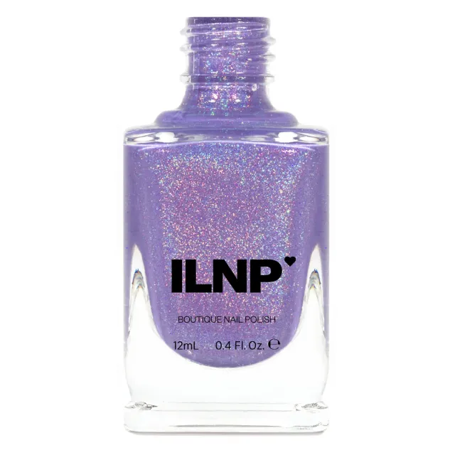 ILNP Charmingly Purple nagellack klarlila holo