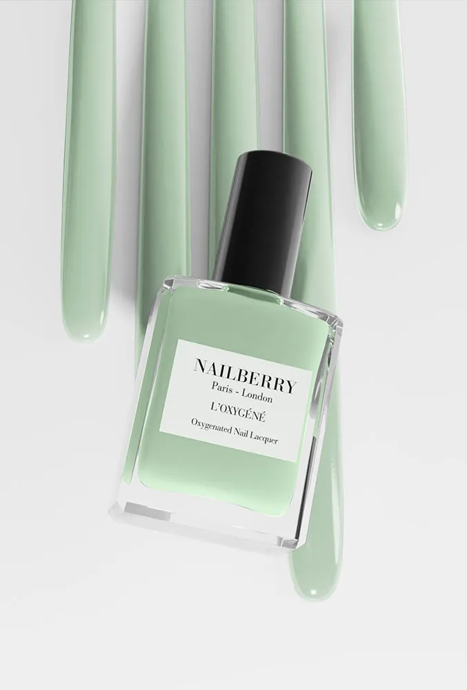 Nailberry Wild Sage nagellack 14 ml pastellgrön