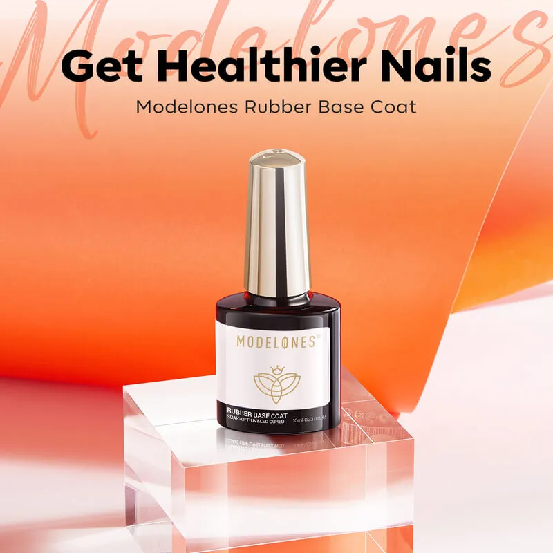 Modelones Rubber Base Coat baslack Clear 10 ml flexibel