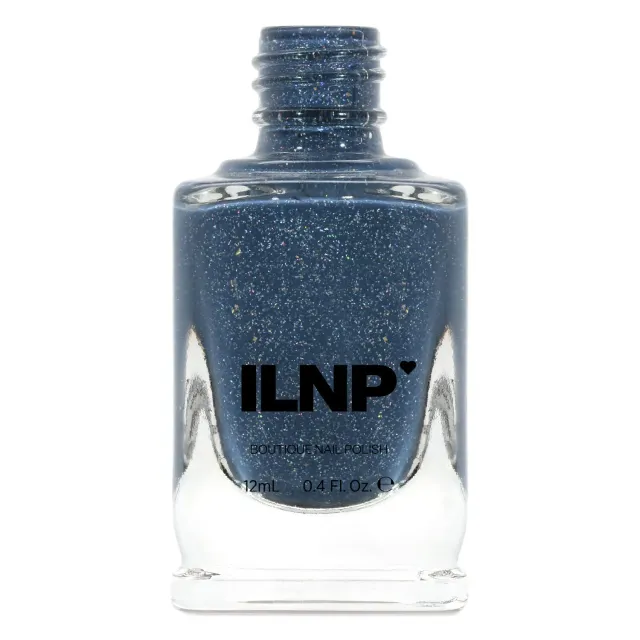 ILNP Better Days nagellack midnattsblått holografiskt