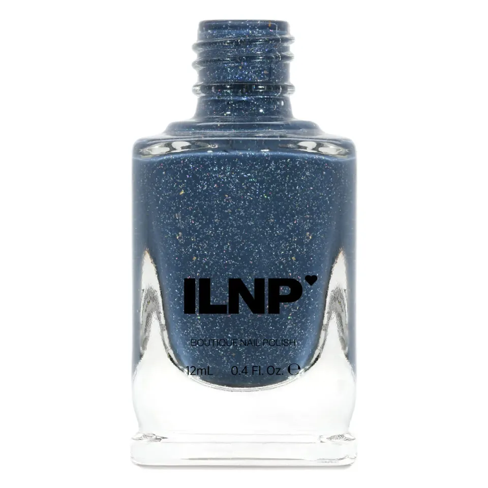 ILNP Better Days nagellack midnattsblått holografiskt