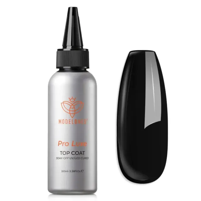 Modelones Pro Luxe Top Coat topplack 100 ml refill glans
