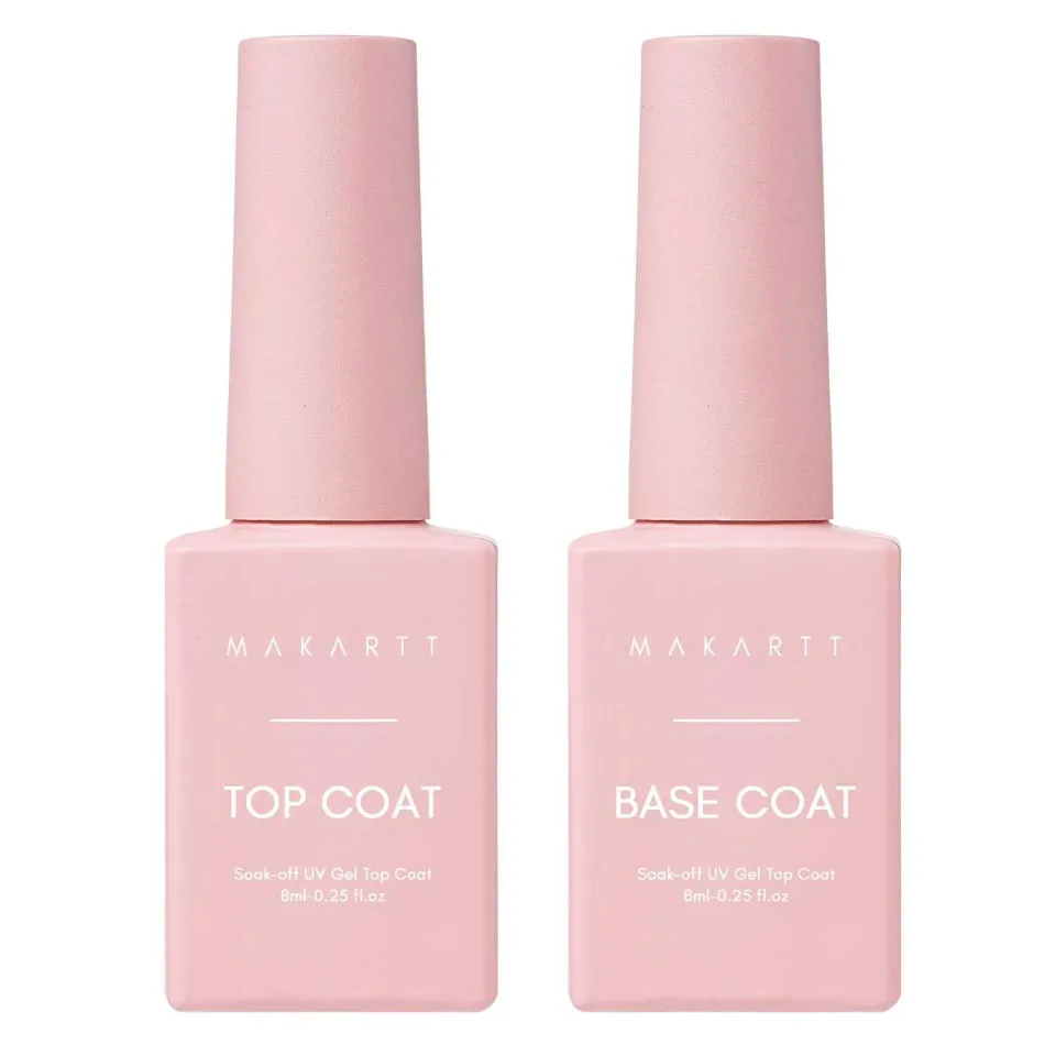 Makartt No Wipe base- och topplack kit 2x8 ml glansig