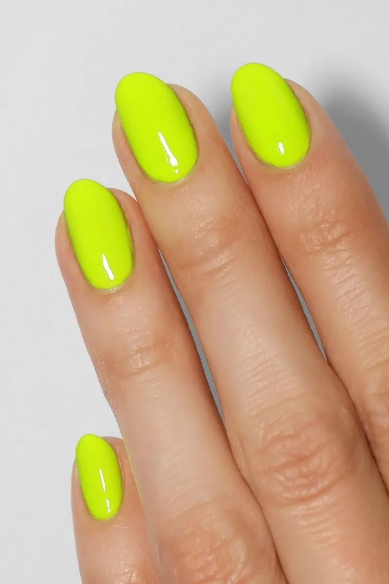 Cirque Colors Electric Daisy nagellack neon gul