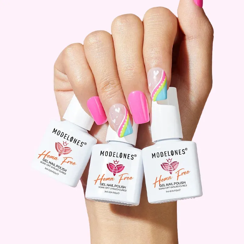 Modelones Chromatic Charms gellack 6-pack neon hemafri