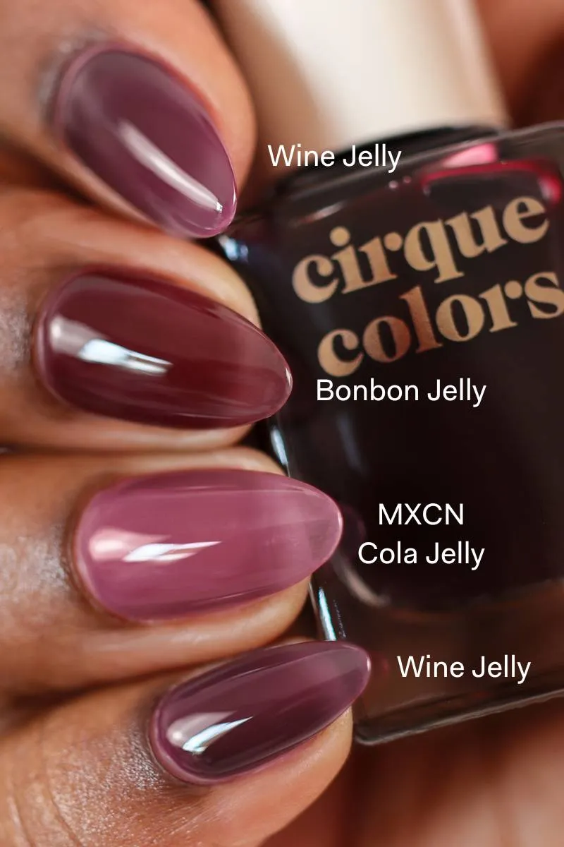 Cirque Colors Wine Jelly nagellack vinröd