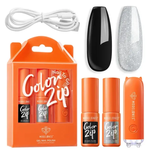 Modelones One Step Gel Polish gellack Midnight Light 3-i-1