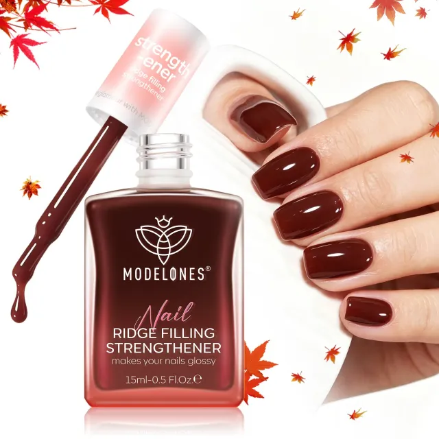 Modelones Auburn Wine nagelstärkare rödbrun åsfyllare