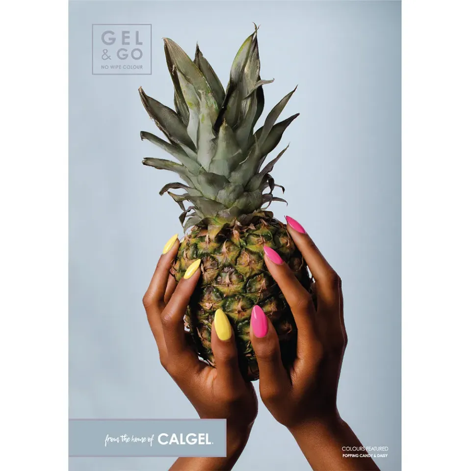 Gel&Go Pineapple Poster affisch A2 sommar