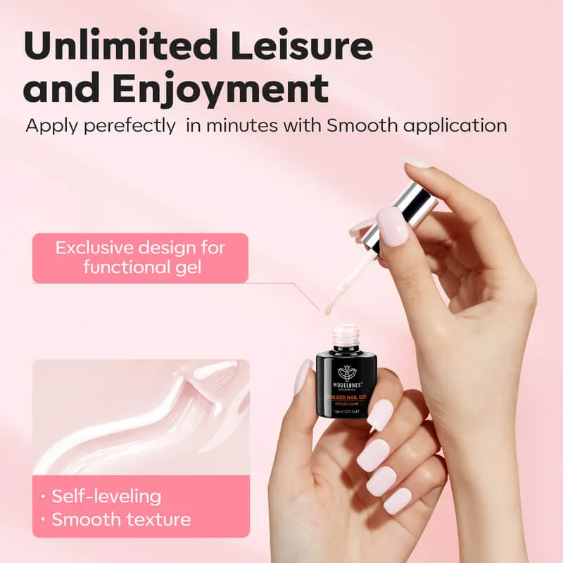 Modelones Builder Gel Nude Pink nagelgel duo 2x10ml